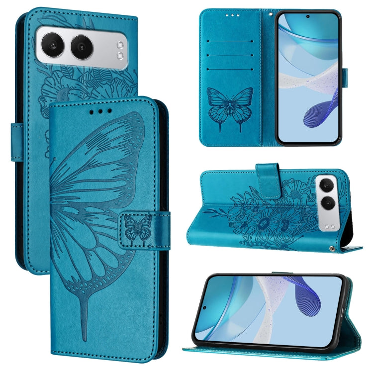 Embossed Butterfly Leather Phone Case, For OnePlus Turbo 6X Pro 5G, For OnePlus Turbo 6, For OnePlus Ace 5 Ultra, For OnePlus Ace 5 Racing, For OnePlus Ace 5 Pro / Ace 5, For OnePlus Nord 4 5G