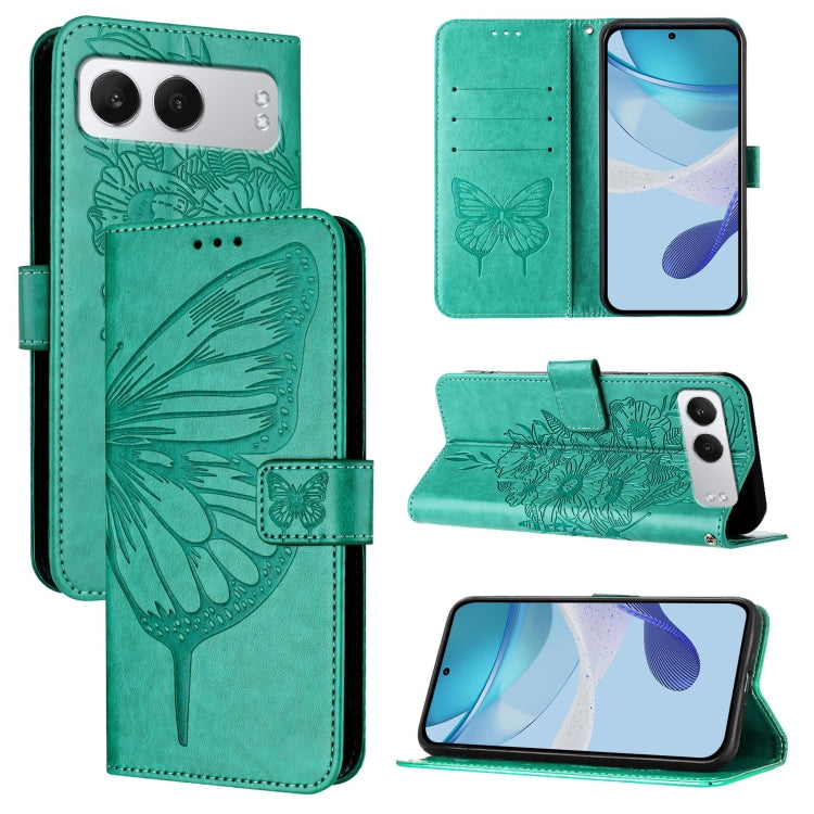 Embossed Butterfly Leather Phone Case, For OnePlus Turbo 6X Pro 5G, For OnePlus Turbo 6, For OnePlus Ace 5 Ultra, For OnePlus Ace 5 Racing, For OnePlus Ace 5 Pro / Ace 5, For OnePlus Nord 4 5G