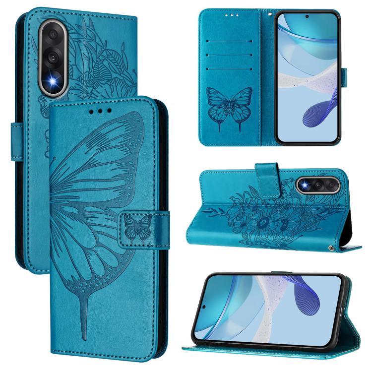 Embossed Butterfly Leather Phone Case, For OnePlus Turbo 6X Pro 5G, For OnePlus Turbo 6, For OnePlus Ace 5 Ultra, For OnePlus Ace 5 Racing, For OnePlus Ace 5 Pro / Ace 5, For OnePlus Nord 4 5G
