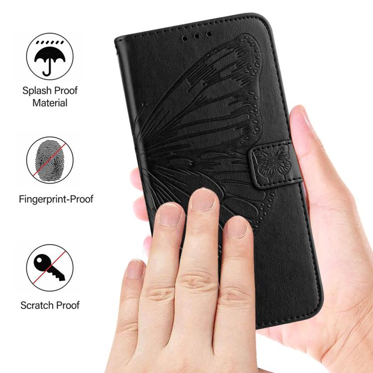Embossed Butterfly Leather Phone Case, For OnePlus Turbo 6X Pro 5G, For OnePlus Turbo 6, For OnePlus Ace 5 Ultra, For OnePlus Ace 5 Racing, For OnePlus Ace 5 Pro / Ace 5, For OnePlus Nord 4 5G