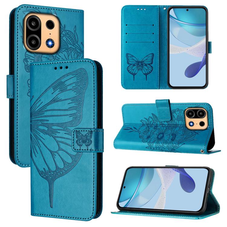 Embossed Butterfly Leather Phone Case, For OnePlus Turbo 6X Pro 5G, For OnePlus Turbo 6, For OnePlus Ace 5 Ultra, For OnePlus Ace 5 Racing, For OnePlus Ace 5 Pro / Ace 5, For OnePlus Nord 4 5G