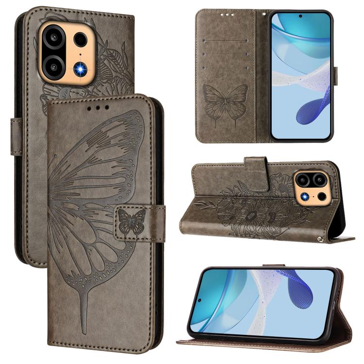 Embossed Butterfly Leather Phone Case, For OnePlus Turbo 6X Pro 5G, For OnePlus Turbo 6, For OnePlus Ace 5 Ultra, For OnePlus Ace 5 Racing, For OnePlus Ace 5 Pro / Ace 5, For OnePlus Nord 4 5G