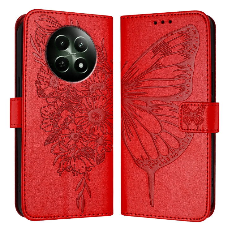 Embossed Butterfly Leather Phone Case, For Realme 12 5G Global, For Realme Note 50 4G Global / C51 4G, For Realme 12 Pro 5G / 12 Pro+ 5G Global, For Realme C67 4G Global, For Realme C67 5G India/Narzo 60x Global, For Realme 11 4G Global