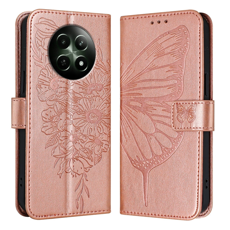 Embossed Butterfly Leather Phone Case, For Realme 12 5G Global, For Realme Note 50 4G Global / C51 4G, For Realme 12 Pro 5G / 12 Pro+ 5G Global, For Realme C67 4G Global, For Realme C67 5G India/Narzo 60x Global, For Realme 11 4G Global
