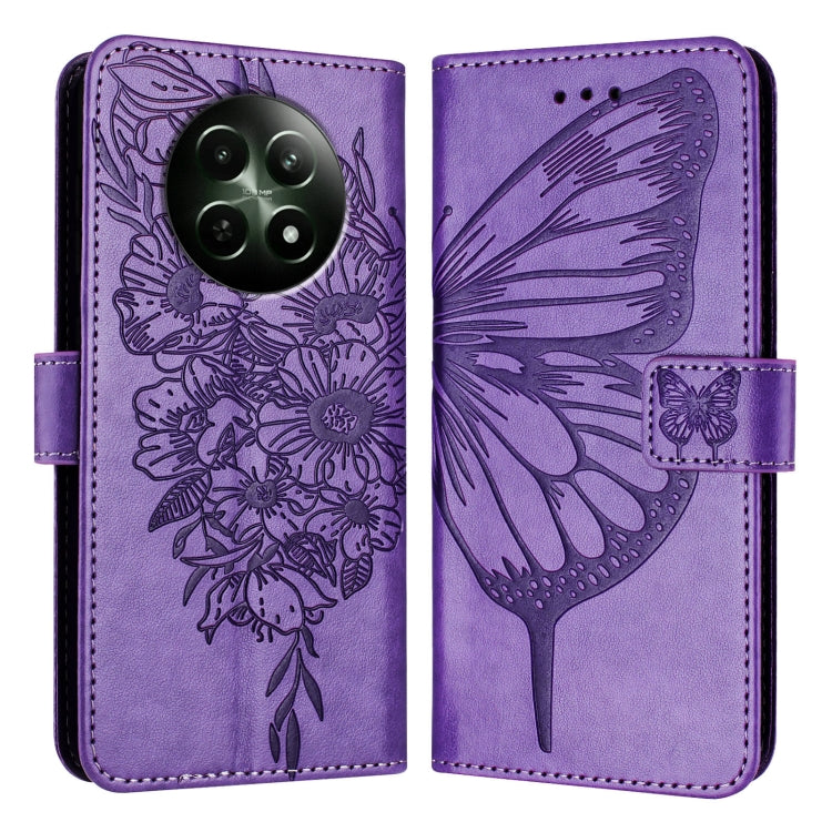 Embossed Butterfly Leather Phone Case, For Realme 12 5G Global, For Realme Note 50 4G Global / C51 4G, For Realme 12 Pro 5G / 12 Pro+ 5G Global, For Realme C67 4G Global, For Realme C67 5G India/Narzo 60x Global, For Realme 11 4G Global