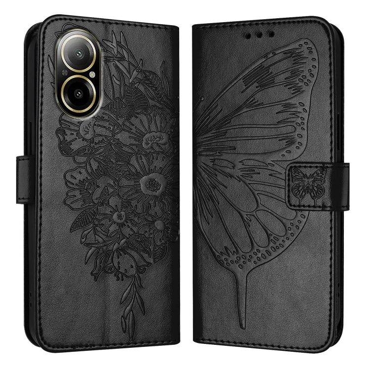 Embossed Butterfly Leather Phone Case, For Realme 12 5G Global, For Realme Note 50 4G Global / C51 4G, For Realme 12 Pro 5G / 12 Pro+ 5G Global, For Realme C67 4G Global, For Realme C67 5G India/Narzo 60x Global, For Realme 11 4G Global