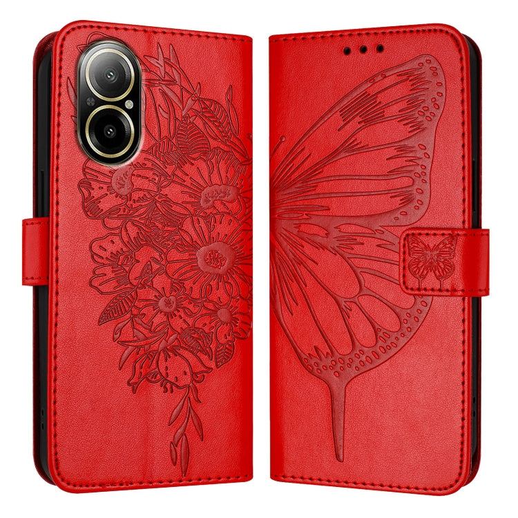 Embossed Butterfly Leather Phone Case, For Realme 12 5G Global, For Realme Note 50 4G Global / C51 4G, For Realme 12 Pro 5G / 12 Pro+ 5G Global, For Realme C67 4G Global, For Realme C67 5G India/Narzo 60x Global, For Realme 11 4G Global