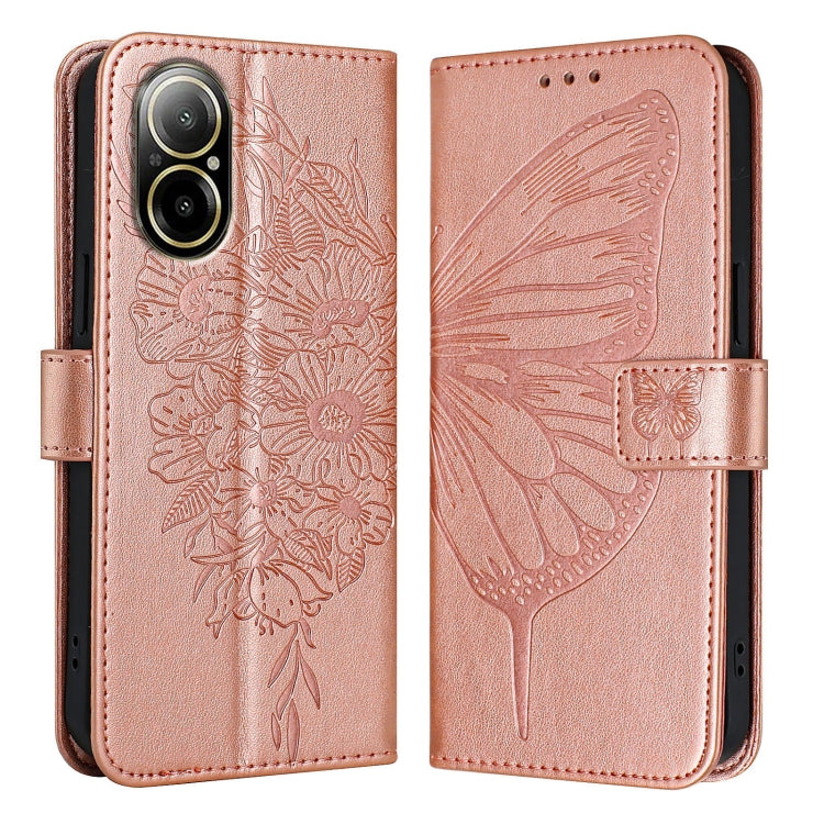 Embossed Butterfly Leather Phone Case, For Realme 12 5G Global, For Realme Note 50 4G Global / C51 4G, For Realme 12 Pro 5G / 12 Pro+ 5G Global, For Realme C67 4G Global, For Realme C67 5G India/Narzo 60x Global, For Realme 11 4G Global
