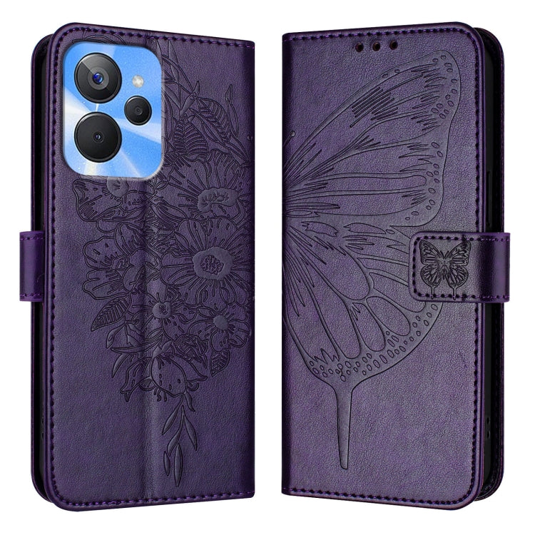 Embossed Butterfly Leather Phone Case, For Realme 10T 5G / 10s 5G / 9i 5G India, For Realme C30 4G/C30s/Narzo 50i Prime, For Realme GT Neo 3T, For Realme V23 / Narzo 50 5G, For Realme C20 / C11 2021 / C21, For Realme C21Y