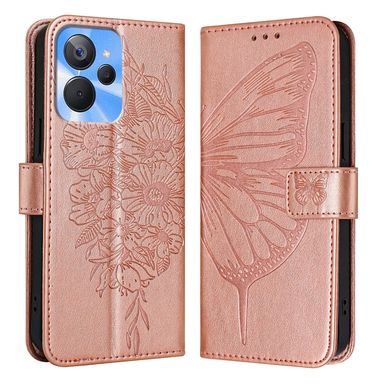 Embossed Butterfly Leather Phone Case, For Realme 10T 5G / 10s 5G / 9i 5G India, For Realme C30 4G/C30s/Narzo 50i Prime, For Realme GT Neo 3T, For Realme V23 / Narzo 50 5G, For Realme C20 / C11 2021 / C21, For Realme C21Y