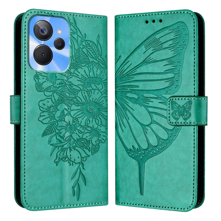 Embossed Butterfly Leather Phone Case, For Realme 10T 5G / 10s 5G / 9i 5G India, For Realme C30 4G/C30s/Narzo 50i Prime, For Realme GT Neo 3T, For Realme V23 / Narzo 50 5G, For Realme C20 / C11 2021 / C21, For Realme C21Y