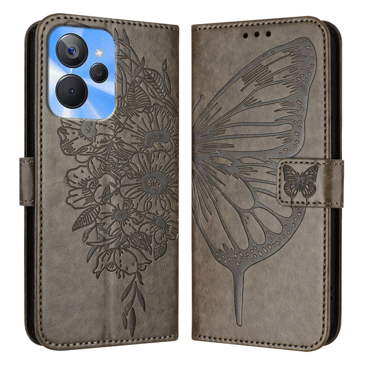 Embossed Butterfly Leather Phone Case, For Realme 10T 5G / 10s 5G / 9i 5G India, For Realme C30 4G/C30s/Narzo 50i Prime, For Realme GT Neo 3T, For Realme V23 / Narzo 50 5G, For Realme C20 / C11 2021 / C21, For Realme C21Y