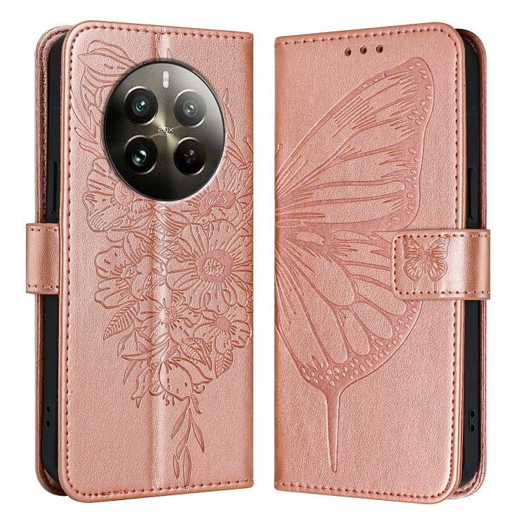 Embossed Butterfly Leather Phone Case, For Realme 12 5G Global, For Realme Note 50 4G Global / C51 4G, For Realme 12 Pro 5G / 12 Pro+ 5G Global, For Realme C67 4G Global, For Realme C67 5G India/Narzo 60x Global, For Realme 11 4G Global