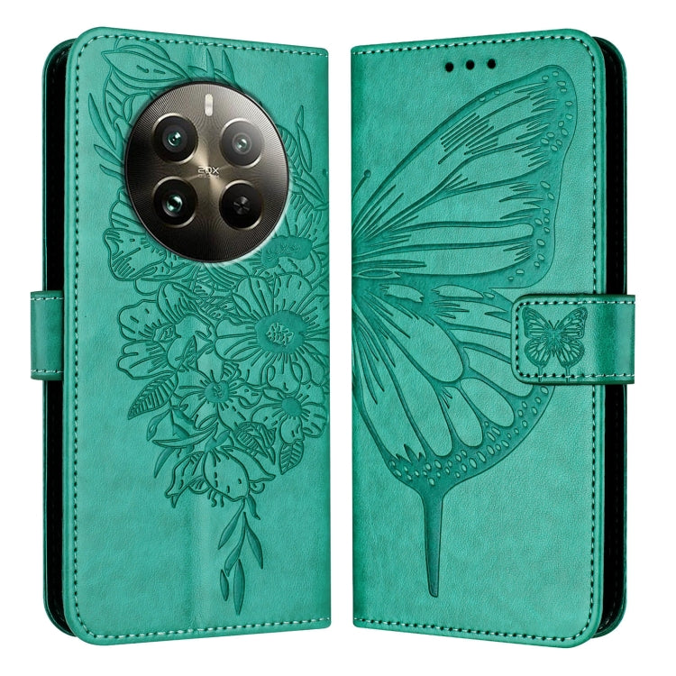 Embossed Butterfly Leather Phone Case, For Realme 12 5G Global, For Realme Note 50 4G Global / C51 4G, For Realme 12 Pro 5G / 12 Pro+ 5G Global, For Realme C67 4G Global, For Realme C67 5G India/Narzo 60x Global, For Realme 11 4G Global