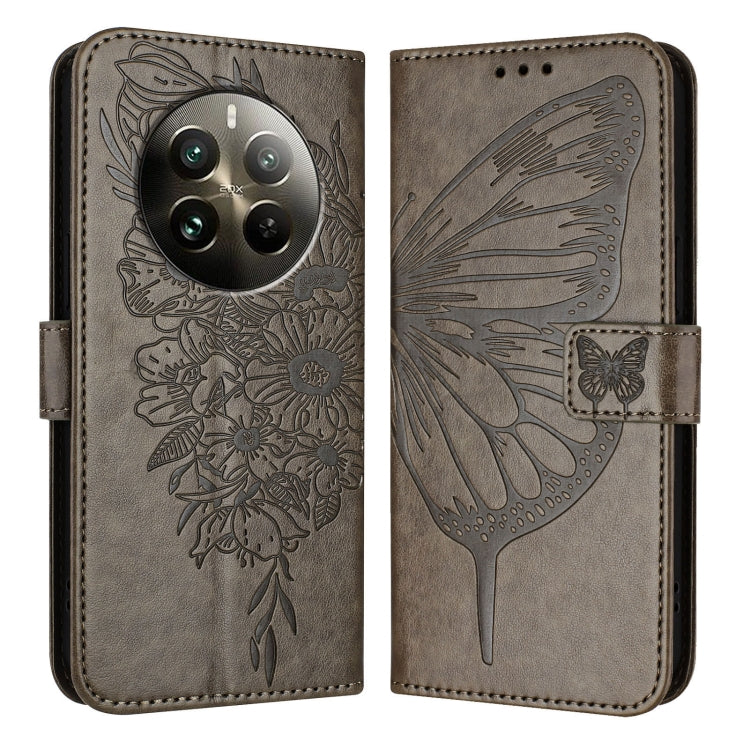 Embossed Butterfly Leather Phone Case, For Realme 12 5G Global, For Realme Note 50 4G Global / C51 4G, For Realme 12 Pro 5G / 12 Pro+ 5G Global, For Realme C67 4G Global, For Realme C67 5G India/Narzo 60x Global, For Realme 11 4G Global