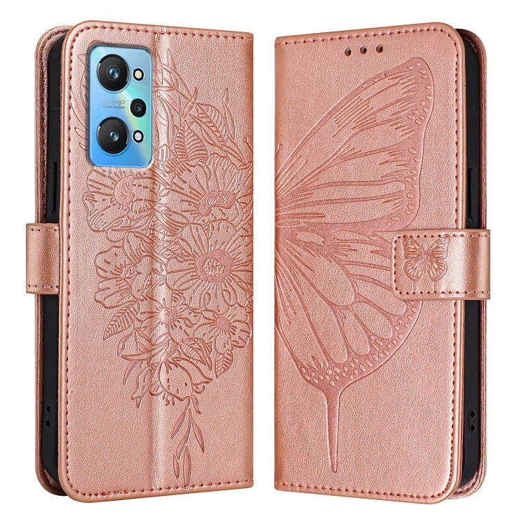 Embossed Butterfly Leather Phone Case, For Realme 10T 5G / 10s 5G / 9i 5G India, For Realme C30 4G/C30s/Narzo 50i Prime, For Realme GT Neo 3T, For Realme V23 / Narzo 50 5G, For Realme C20 / C11 2021 / C21, For Realme C21Y
