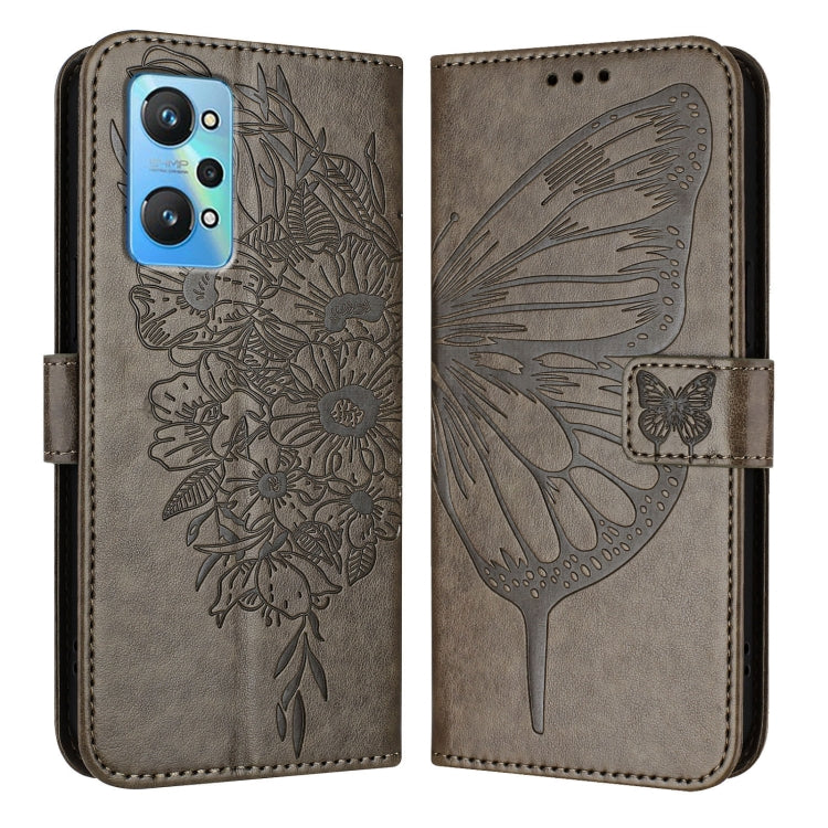 Embossed Butterfly Leather Phone Case, For Realme 10T 5G / 10s 5G / 9i 5G India, For Realme C30 4G/C30s/Narzo 50i Prime, For Realme GT Neo 3T, For Realme V23 / Narzo 50 5G, For Realme C20 / C11 2021 / C21, For Realme C21Y