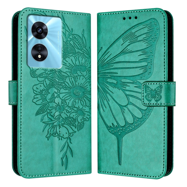 Embossed Butterfly Leather Phone Case, For Realme 10T 5G / 10s 5G / 9i 5G India, For Realme C30 4G/C30s/Narzo 50i Prime, For Realme GT Neo 3T, For Realme V23 / Narzo 50 5G, For Realme C20 / C11 2021 / C21, For Realme C21Y