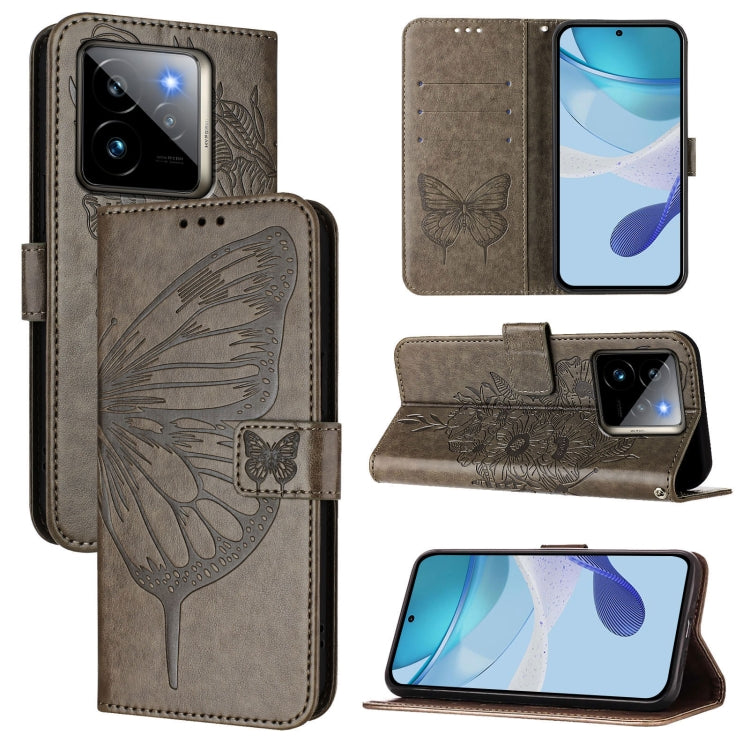 Embossed Butterfly Leather Phone Case, For Realme 14 Pro, For Realme GT7 Pro 5G, For Realme 13 Pro / 13 Pro+ 5G, For Realme GT 6 5G Global, For Realme GT 6T 5G Global, For Realme 12+ Global/Narzo 70 Pro India