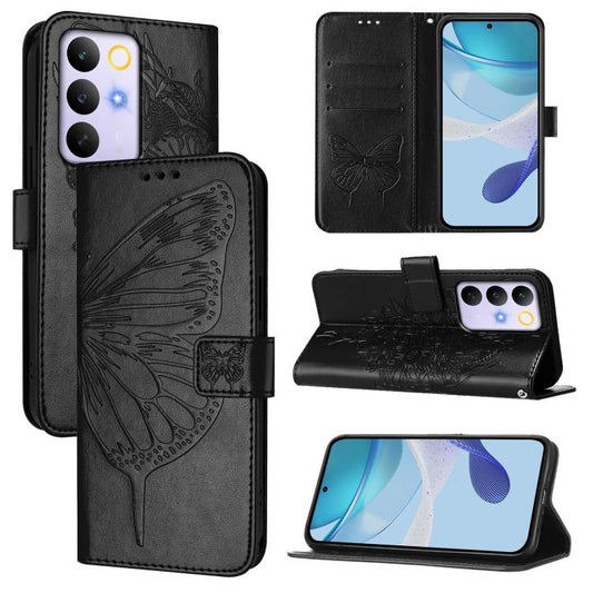 Embossed Butterfly Leather Phone Case, For Realme C85 5G / 15x 5G India, For Realme P4 Pro 5G, For Realme P4, For Realme 15T Global, For Realme C71 4G India, For Realme 15 5G / Realme 15 Pro 5G