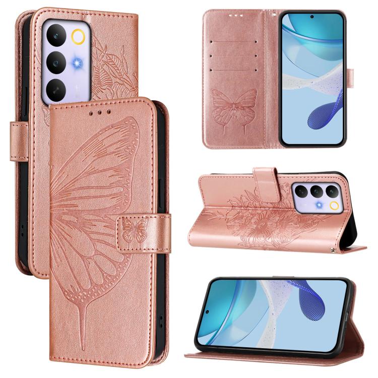 Embossed Butterfly Leather Phone Case, For Realme C85 5G / 15x 5G India, For Realme P4 Pro 5G, For Realme P4, For Realme 15T Global, For Realme C71 4G India, For Realme 15 5G / Realme 15 Pro 5G