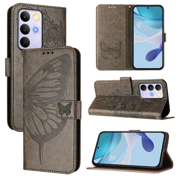 Embossed Butterfly Leather Phone Case, For Realme C85 5G / 15x 5G India, For Realme P4 Pro 5G, For Realme P4, For Realme 15T Global, For Realme C71 4G India, For Realme 15 5G / Realme 15 Pro 5G
