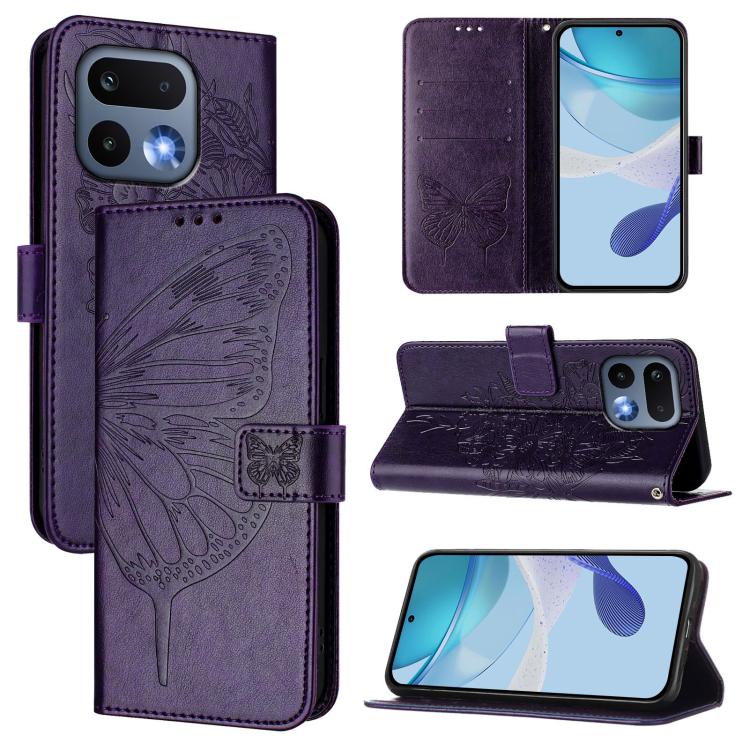 Embossed Butterfly Leather Phone Case, For Realme P4x 5G / OnePlus Nord CE6 Lite, For Realme 16T 5G Global, For Realme C100 5G / C85 5G Global, For Realme 16 Pro+ 5G Global, For Realme 16 Pro 5G Global, For Realme Note 70 4G / 70T 4G