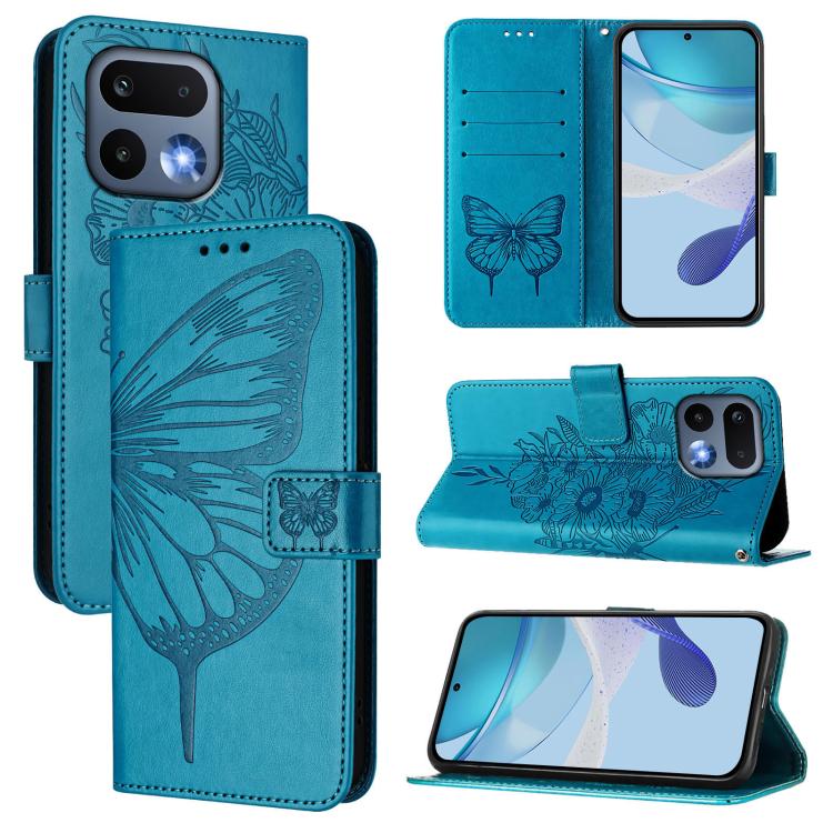 Embossed Butterfly Leather Phone Case, For Realme P4x 5G / OnePlus Nord CE6 Lite, For Realme 16T 5G Global, For Realme C100 5G / C85 5G Global, For Realme 16 Pro+ 5G Global, For Realme 16 Pro 5G Global, For Realme Note 70 4G / 70T 4G