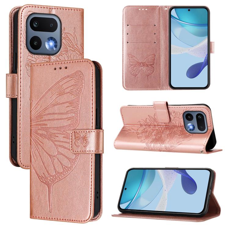 Embossed Butterfly Leather Phone Case, For Realme P4x 5G / OnePlus Nord CE6 Lite, For Realme 16T 5G Global, For Realme C100 5G / C85 5G Global, For Realme 16 Pro+ 5G Global, For Realme 16 Pro 5G Global, For Realme Note 70 4G / 70T 4G