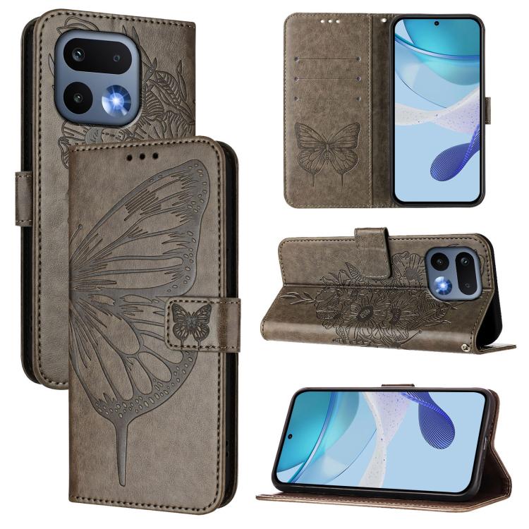 Embossed Butterfly Leather Phone Case, For Realme P4x 5G / OnePlus Nord CE6 Lite, For Realme 16T 5G Global, For Realme C100 5G / C85 5G Global, For Realme 16 Pro+ 5G Global, For Realme 16 Pro 5G Global, For Realme Note 70 4G / 70T 4G