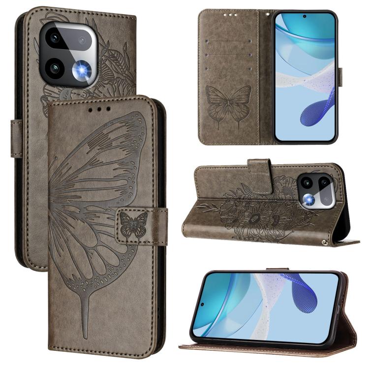 Embossed Butterfly Leather Phone Case, For Realme P4x 5G / OnePlus Nord CE6 Lite, For Realme 16T 5G Global, For Realme C100 5G / C85 5G Global, For Realme 16 Pro+ 5G Global, For Realme 16 Pro 5G Global, For Realme Note 70 4G / 70T 4G
