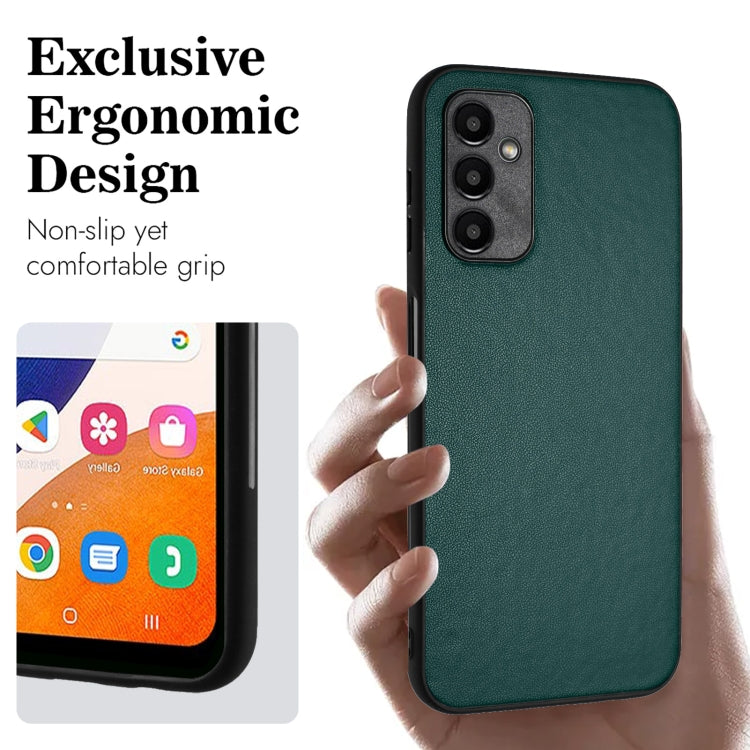 R20 Leather Pattern Phone Single Case, For Samsung Galaxy A25 5G Global, For Samsung Galaxy S23 FE 5G, For Samsung Galaxy A24 4G, For Samsung Galaxy A04e 4G/M04 4G/F04 4G, For Samsung Galaxy A34 5G, For Samsung Galaxy A54 5G                            ...