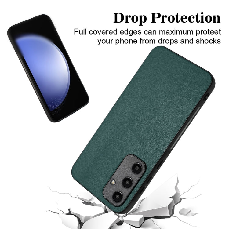 R20 Leather Pattern Phone Single Case, For Samsung Galaxy A55 5G, For Samsung Galaxy A35 5G, For Samsung Galaxy S24 Ultra 5G, For Samsung Galaxy S24+ 5G, For Samsung Galaxy S24 5G, For Samsung Galaxy A15 4G Global, For Samsung Galaxy A05 4G Global     ...