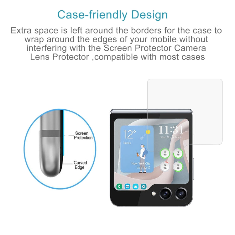 External Small Screen Half Cover Screen Protector, For Samsung Galaxy Z Flip6
