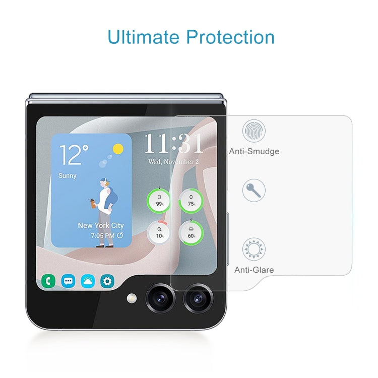 External Small Screen Half Cover Screen Protector, For Samsung Galaxy Z Flip6