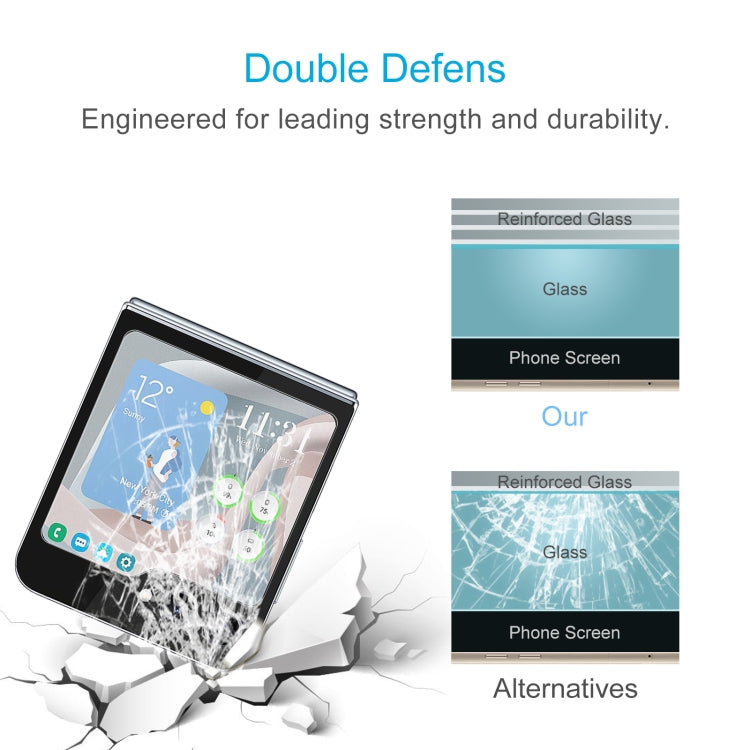 External Small Screen Half Cover Screen Protector, For Samsung Galaxy Z Flip6