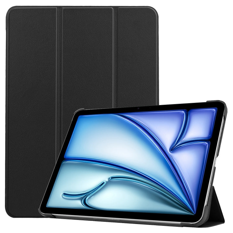 Custer Pure Color 3-Fold Holder Smart Leather Tablet Case, For iPad mini 8 2026, For iPad Air 13 2026 / 2025 / 2024, For iPad Pro 13 2025 / 2024