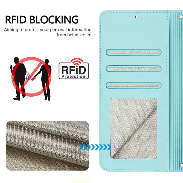 Cat Rat Embossed Pattern RFID Leather Phone Case with Lanyard, For OPPO K13 Turbo 5G, For OPPO Reno14 F 5G, For OPPO A5x 4G Global / 5G Global, For OPPO A5 5G Global / A3 Pro 5G Global, For OPPO Reno14 Pro 5G Global, For OPPO Reno14 5G Global          ...