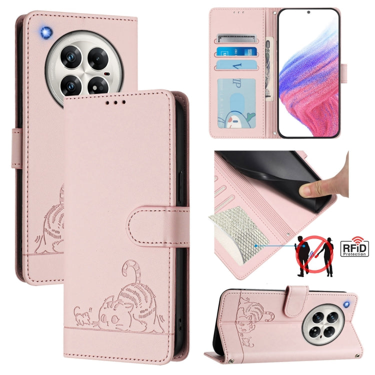 Cat Rat Embossed Pattern RFID Leather Phone Case with Lanyard, For Infinix Note 50s, For Infinix Hot 50i 5G / Smart 9 4G, For Infinix Hot 50 Pro+ 4G, For Infinix Hot 50 4G, For Infinix Hot 50 5G, For Infinix Zero 40 4G / 5G, For Infinix Note 40X 5G    ...
