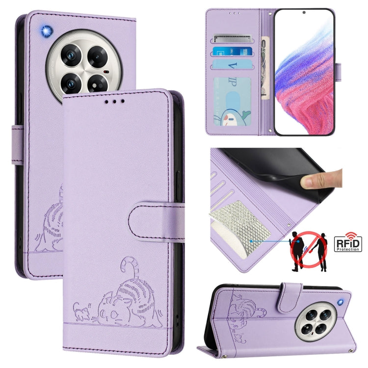 Cat Rat Embossed Pattern RFID Leather Phone Case with Lanyard, For Infinix Note 50s, For Infinix Hot 50i 5G / Smart 9 4G, For Infinix Hot 50 Pro+ 4G, For Infinix Hot 50 4G, For Infinix Hot 50 5G, For Infinix Zero 40 4G / 5G, For Infinix Note 40X 5G    ...