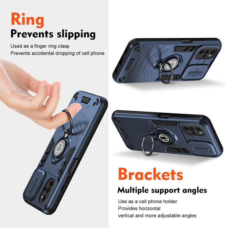 Camshield Ring Holder Phone Case, For Motorola Moto G22