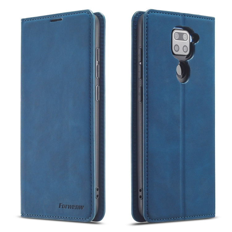 Forwenw Dream Series Oil Edge Strong Magnetism Horizontal Flip Leather Case with Holder & Card Slots & Wallet & Photo Frame, For Samsung Galaxy A21s, For Samsung Galaxy Note20, For Samsung Galaxy Note20 Ultra, For Xiaomi Redmi Note 9