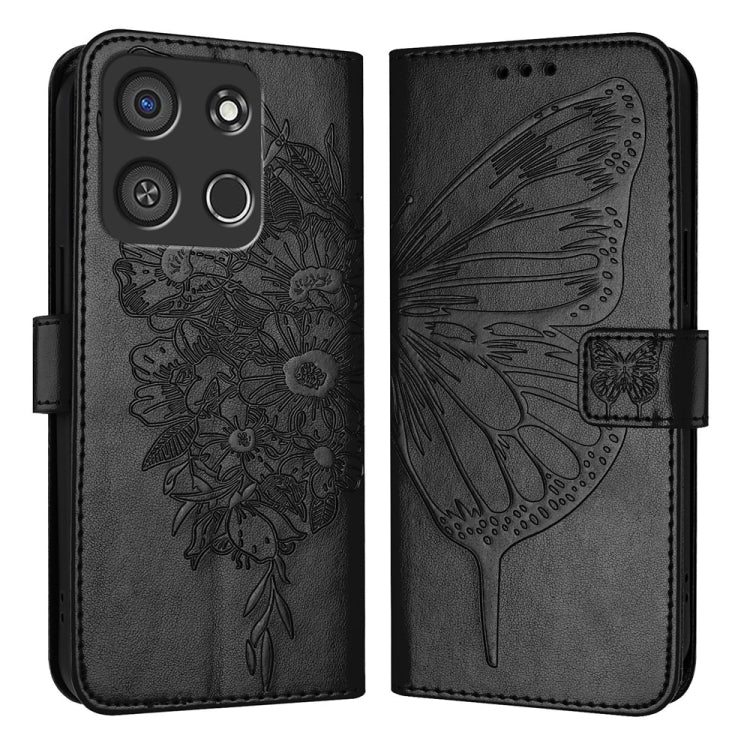 Embossed Butterfly Leather Phone Case, For itel RS4 S666LN, For itel S24, For Itel P55+, For Itel P55 4G, For Itel A05s, For Itel A70