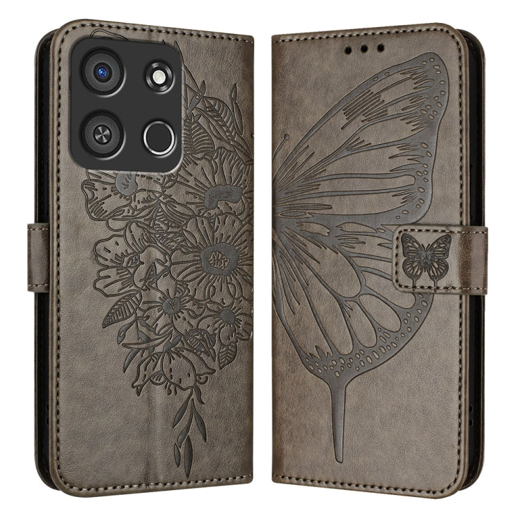 Embossed Butterfly Leather Phone Case, For itel RS4 S666LN, For itel S24, For Itel P55+, For Itel P55 4G, For Itel A05s, For Itel A70