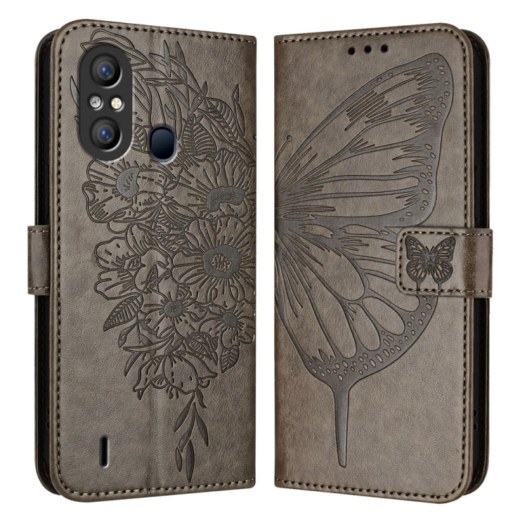 Embossed Butterfly Leather Phone Case, For Itel A60 / A60s, For Itel S23+, For Itel S23, For Itel S18 / Vision 5, For Itel P40, For Itel A58 / A49