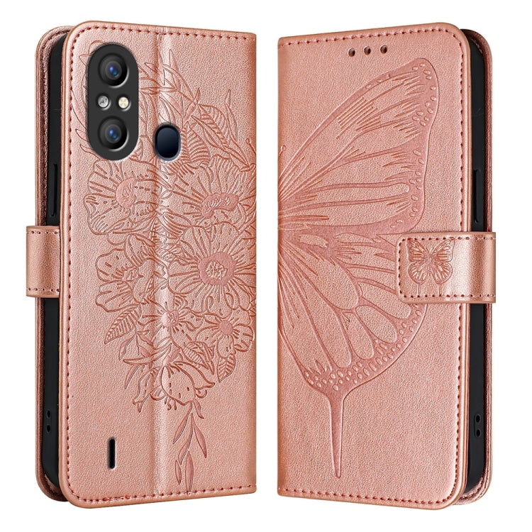 Embossed Butterfly Leather Phone Case, For Itel A60 / A60s, For Itel S23+, For Itel S23, For Itel S18 / Vision 5, For Itel P40, For Itel A58 / A49