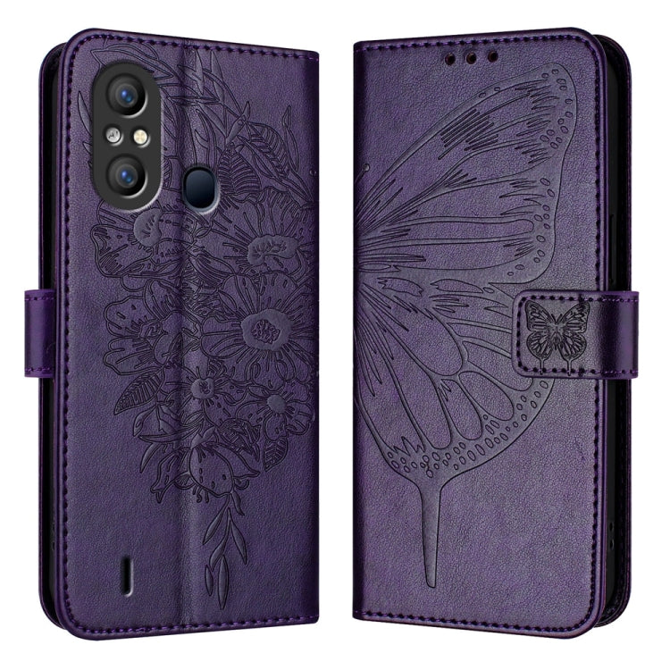 Embossed Butterfly Leather Phone Case, For Itel A60 / A60s, For Itel S23+, For Itel S23, For Itel S18 / Vision 5, For Itel P40, For Itel A58 / A49