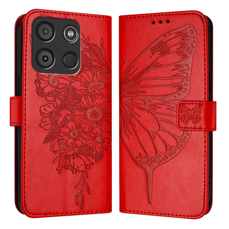 Embossed Butterfly Leather Phone Case, For Itel A60 / A60s, For Itel S23+, For Itel S23, For Itel S18 / Vision 5, For Itel P40, For Itel A58 / A49