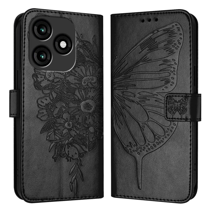 Embossed Butterfly Leather Phone Case, For itel RS4 S666LN, For itel S24, For Itel P55+, For Itel P55 4G, For Itel A05s, For Itel A70