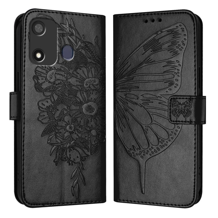Embossed Butterfly Leather Phone Case, For Itel P17 / A27, For itel A48